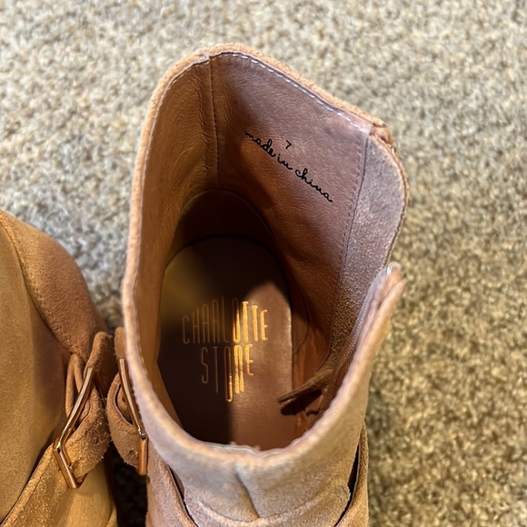 Charlotte Stone light pink clog booties Paloma style size 7 - Picture 9 of 10